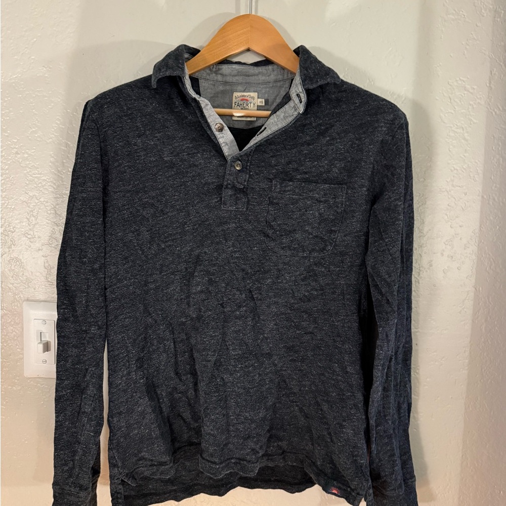 Faherty 100% Cotton Henley